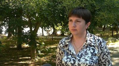 В.о. директорки Херсонської обласної бібліотеки для дітей ім. Дніпрової Чайки Ольга Крижановська. Суспільне Херсон
