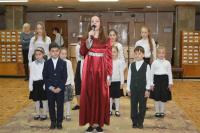 <p>Виступ на івриті від учнів навчально-виховного об’єднання</p>